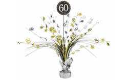 60th Birthday Centrepieces