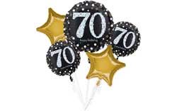 70th Birthday Bouquet Balloons