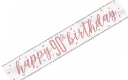 90th Birthday Banners