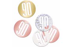 90th Birthday Table Confetti