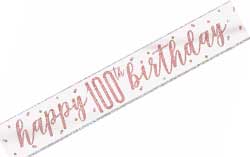 100th Birthday Banners