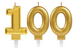 100th Birthday Cake Decorations