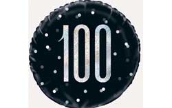100th Birthday Standard Foil Balloons