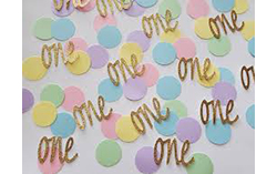 1st Birthday Table Confetti