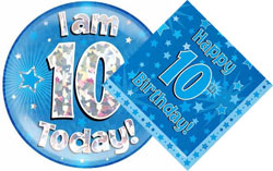 10th Birthday Blue Stars